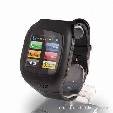 GPS Touch Screen Watch Phone with Built-in Bluetooth, Supports T-flash Card Up to 32GB Memory
